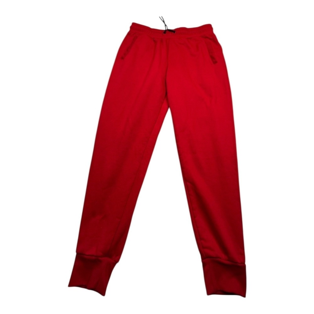 Athletex‎ Mens Red Performance Apparel Jogger Sweatpants Size L
